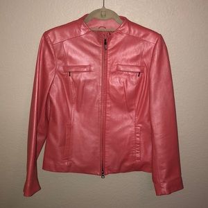 Pink Leather jacket 💕💕💕